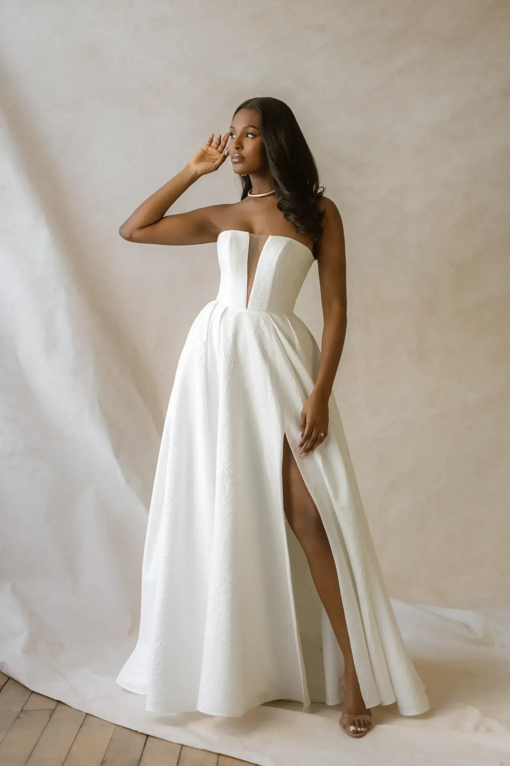 Modern Romance: Embracing Clean Lines and Subtle Glamour in 2026 Bridal Fashion Image