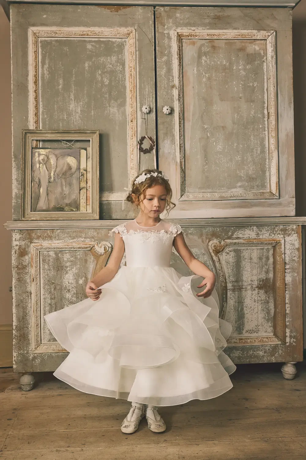 justin alexander fable flower girl photo