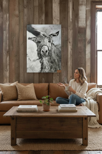 Lambs Hill Home Mini Donkey Portrait #3 thumbnail