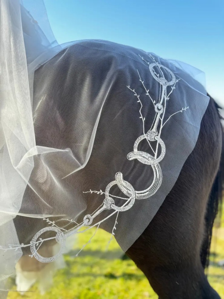 Lambs Hill Veils Equestrian Veil Waltz Length Default Thumbnail Image