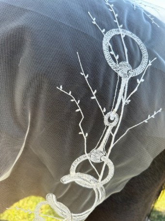 Equestrian Veils Original Equestrian #8 Ivory thumbnail