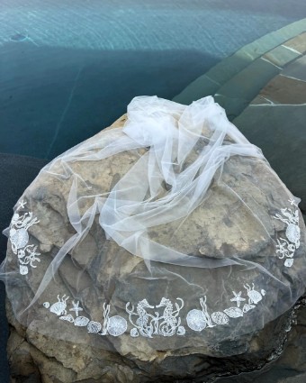 Lambs Hill Veils Seahorse Veil #0 default Ivory thumbnail