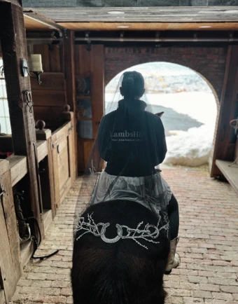 Equestrian Veils The Equestrian Noir #4 Black thumbnail