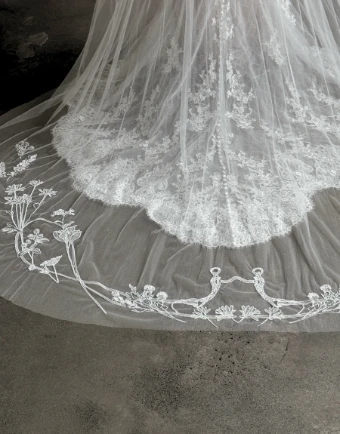 Equestrian Veils The Western Show Bit #2 Ivory thumbnail