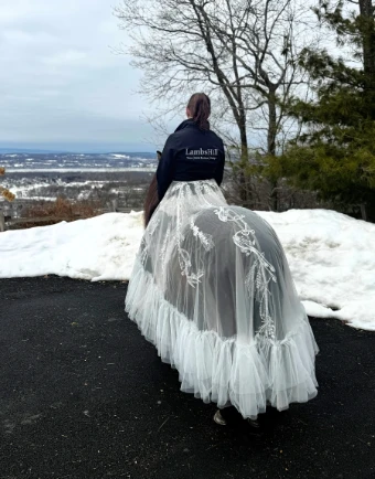 Charlotte Guernsey The Western Overskirt #3 Ivory thumbnail