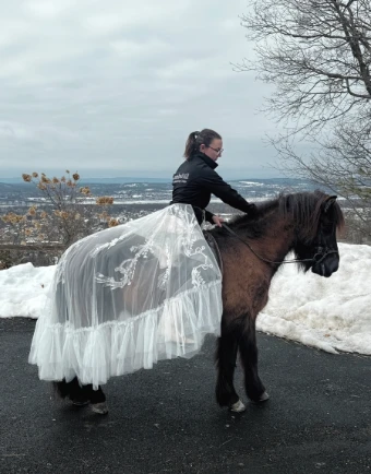 Charlotte Guernsey The Western Overskirt #6 Ivory thumbnail