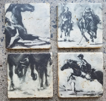Lambs Hill Home Coasters #0 default Black/White thumbnail