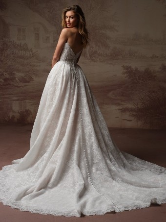 Maggie Sottero RYLAND #4 default Ivory over Blush (gown with Ivory Illusion) thumbnail