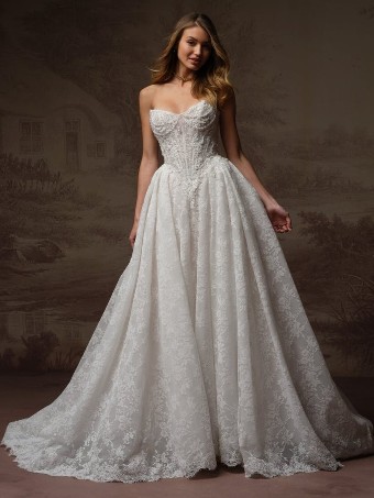 Maggie Sottero RYLAND #0 default Ivory over Blush (gown with Ivory Illusion) thumbnail