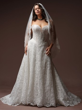 Maggie Sottero ZAHIA #0 default All Ivory (gown with Ivory Illusion) thumbnail