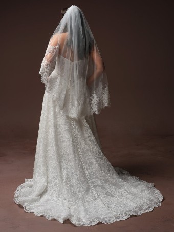 Maggie Sottero ZAHIA #2 All Ivory (gown with Ivory Illusion) thumbnail