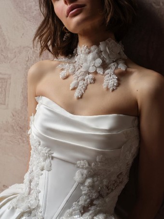 Sottero and Midgley BURKE LANE #2 All Ivory (gown with Ivory Illusion) thumbnail