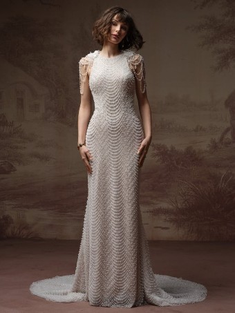 Sottero and Midgley OLETA #1 Ivory over Blush (gown with Ivory Illusion) thumbnail