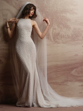 Sottero and Midgley OLETA #0 default Ivory over Blush (gown with Ivory Illusion) thumbnail
