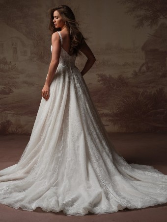 Sottero and Midgley IVANDRA #4 default Ivory over Soft Blush (gown with Ivory illusion) thumbnail