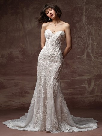 Sottero and Midgley HESTER #0 default Ivory over Blush (gown with Ivory Illusion) thumbnail