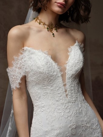 Sottero and Midgley SAUVIGNON #2 All Ivory (gown with Ivory Illusion) thumbnail