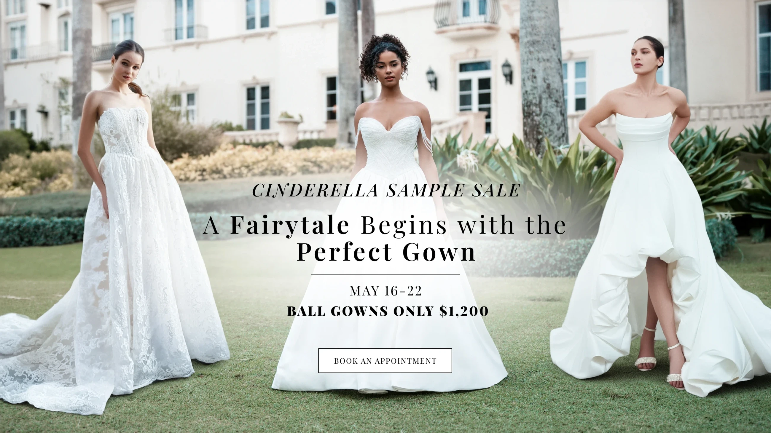 cinderella sample sale banner