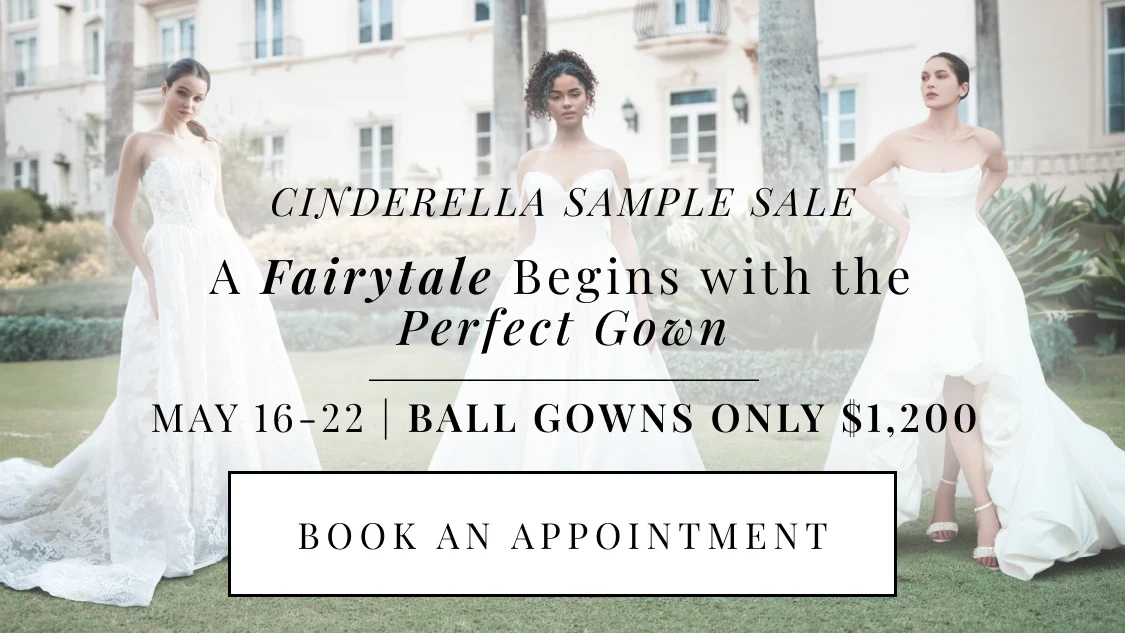 cinderella sample sale banner