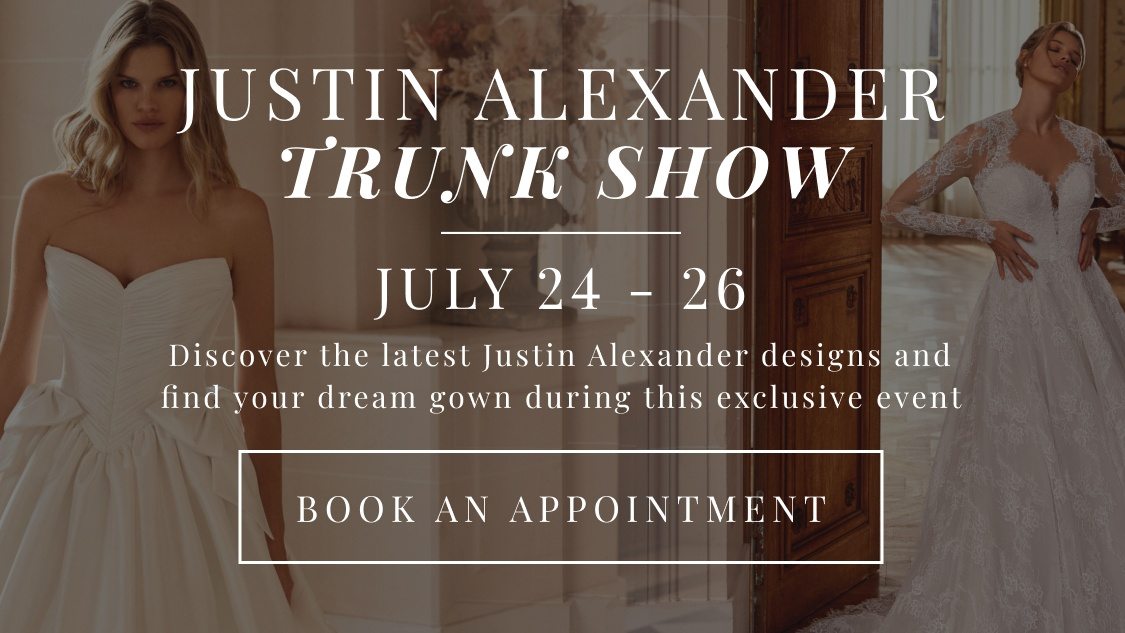 justin alexander trunk show july 2026
